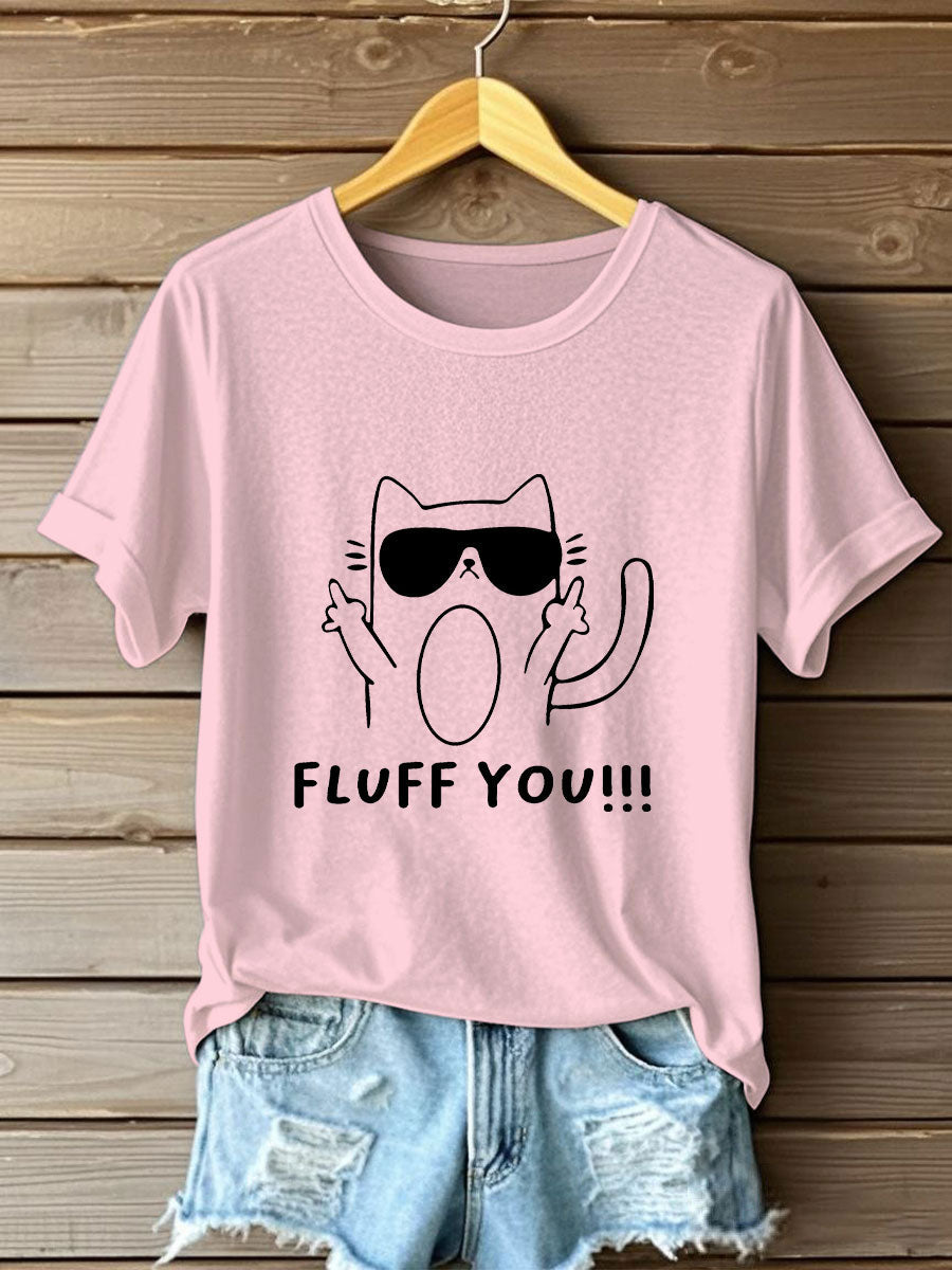 Women's Funny Cat T-Shirt