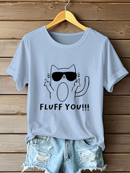 Women's Funny Cat T-Shirt