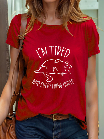 Women's Funny Cat T-Shirt