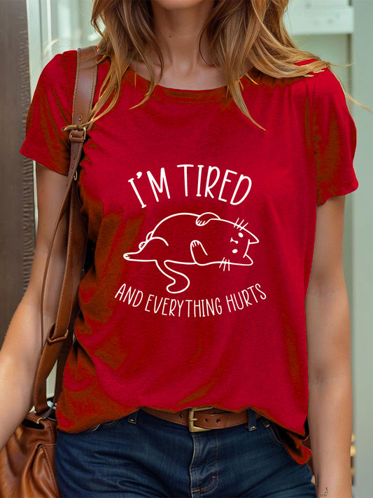 Women's Funny Cat T-Shirt