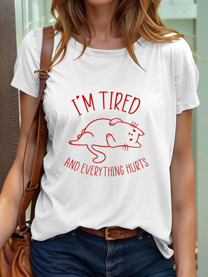 Women's Funny Cat T-Shirt