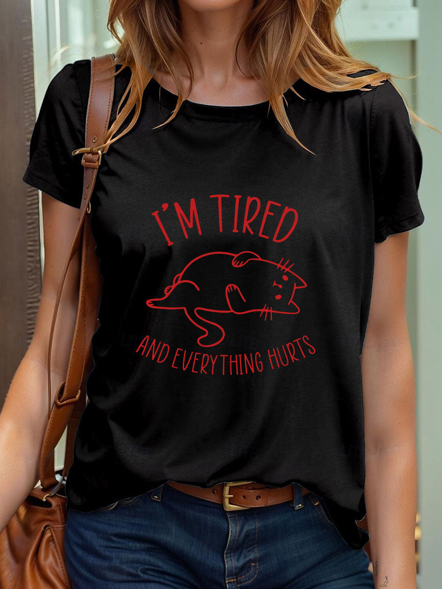 Women's Funny Cat T-Shirt