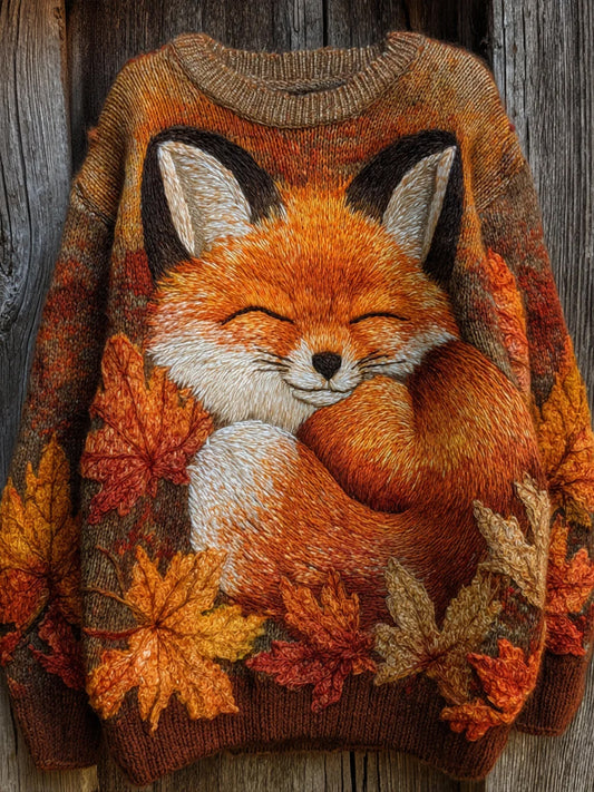 Women's Autumn Fox ART Sweatshirt