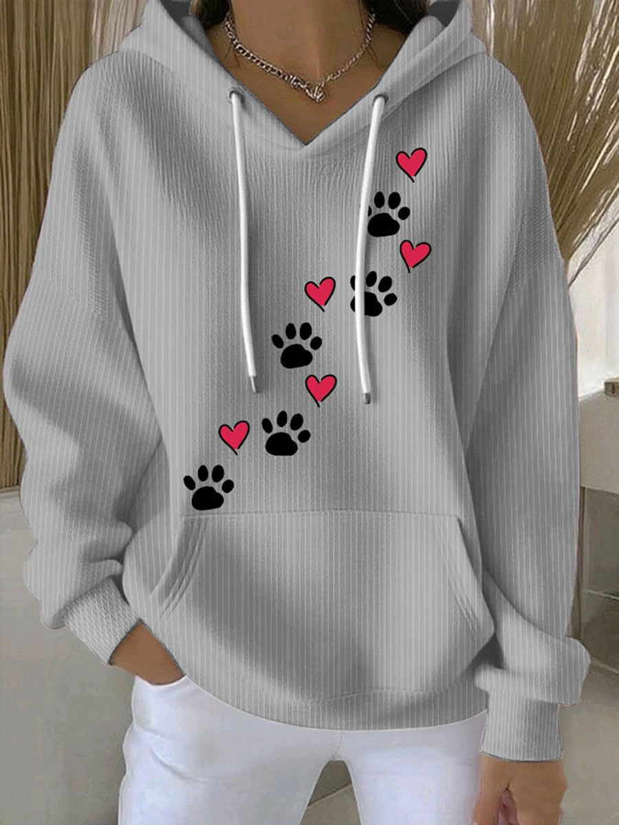 Women's dog claw hoodie