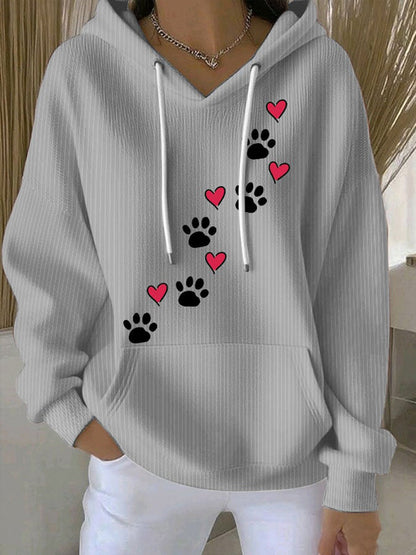 Women's dog claw hoodie