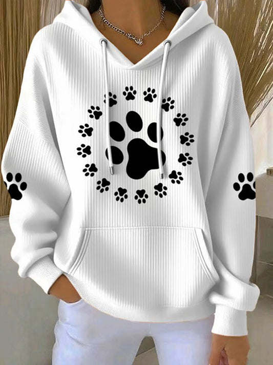 Women's Cute Dog Paws Hoodie