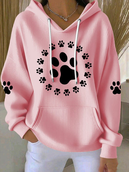Women's Cute Dog Paws Hoodie