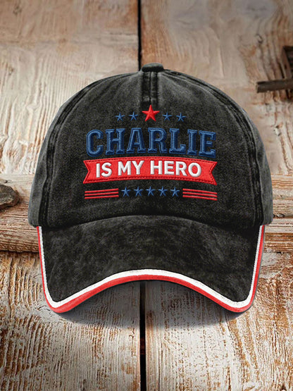 Unisex Resort RIP American Hero Design Print Hat