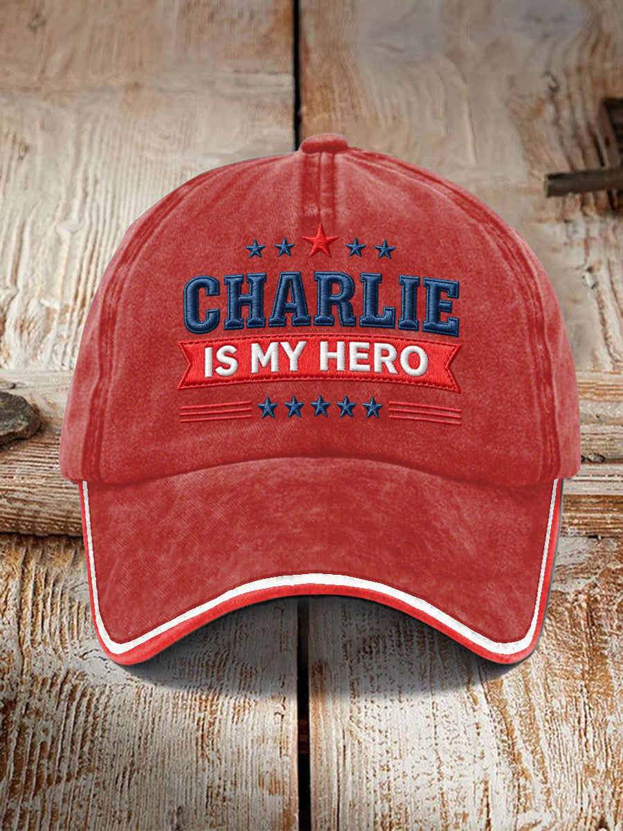 Unisex Resort RIP American Hero Design Print Hat