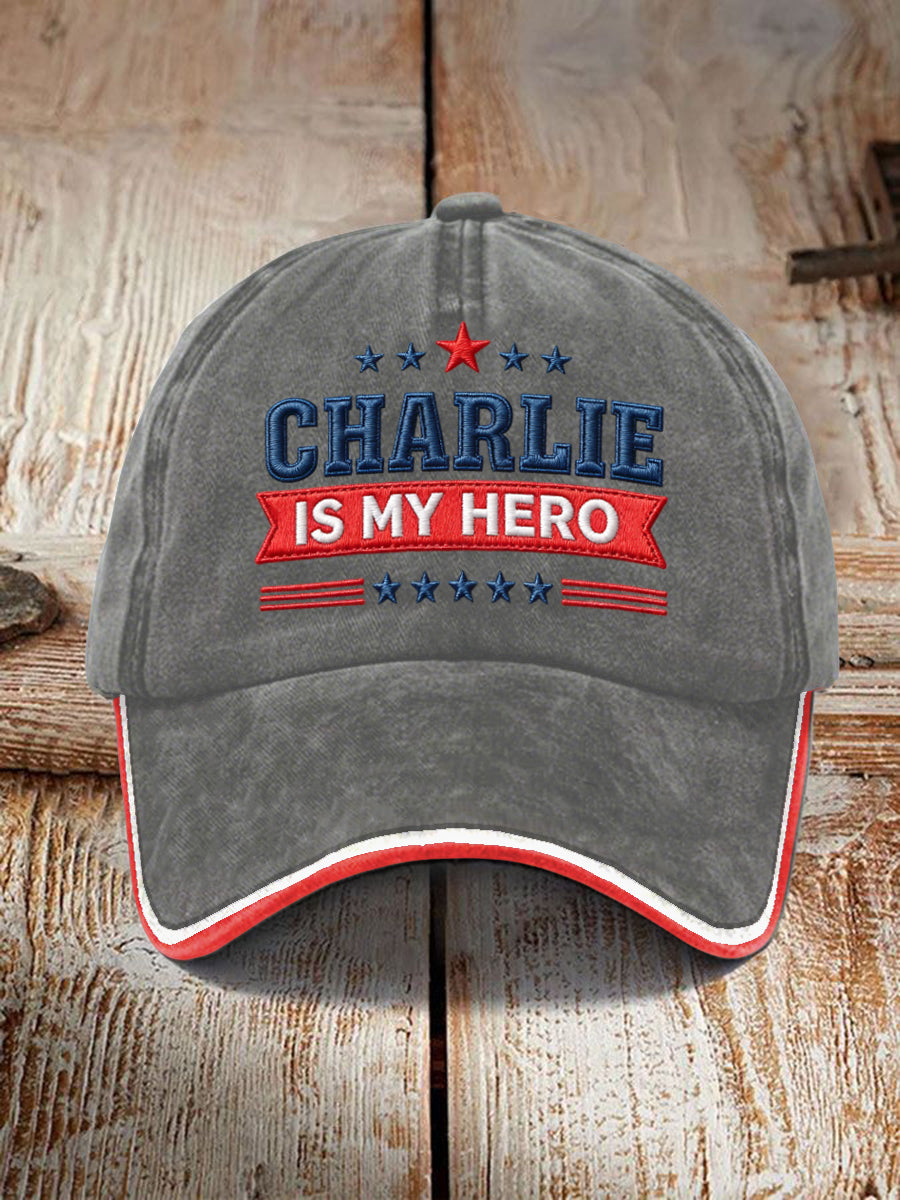 Unisex Resort RIP American Hero Design Print Hat