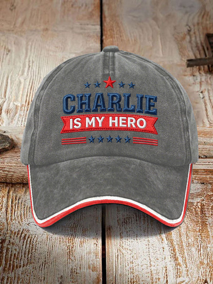 Unisex Resort RIP American Hero Design Print Hat
