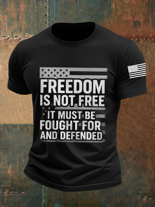 Men's Freedom Is Not Free R.I.P Charlie Kirk Tee