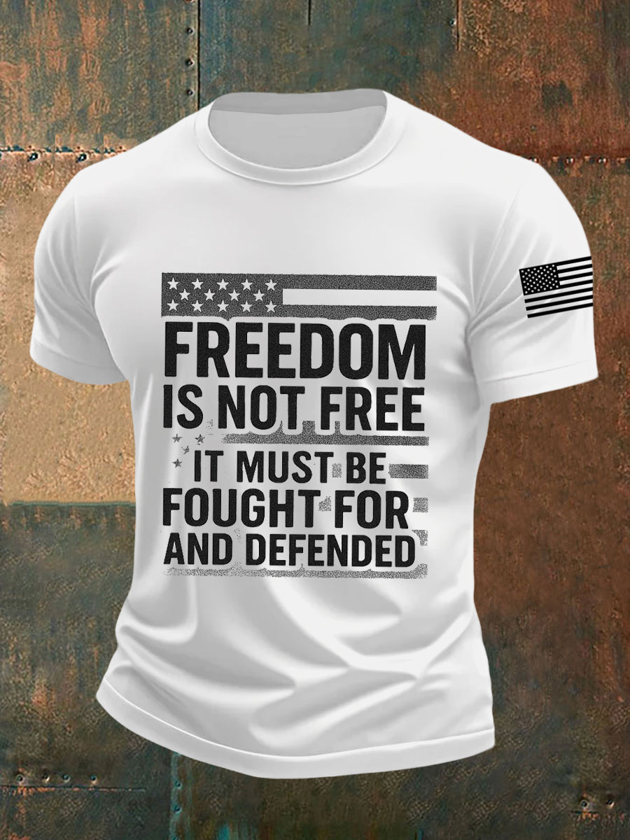 Men's Freedom Is Not Free R.I.P Charlie Kirk Tee
