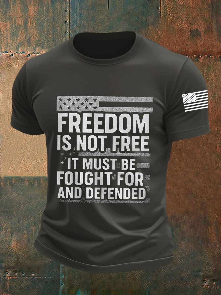 Men's Freedom Is Not Free R.I.P Charlie Kirk Tee