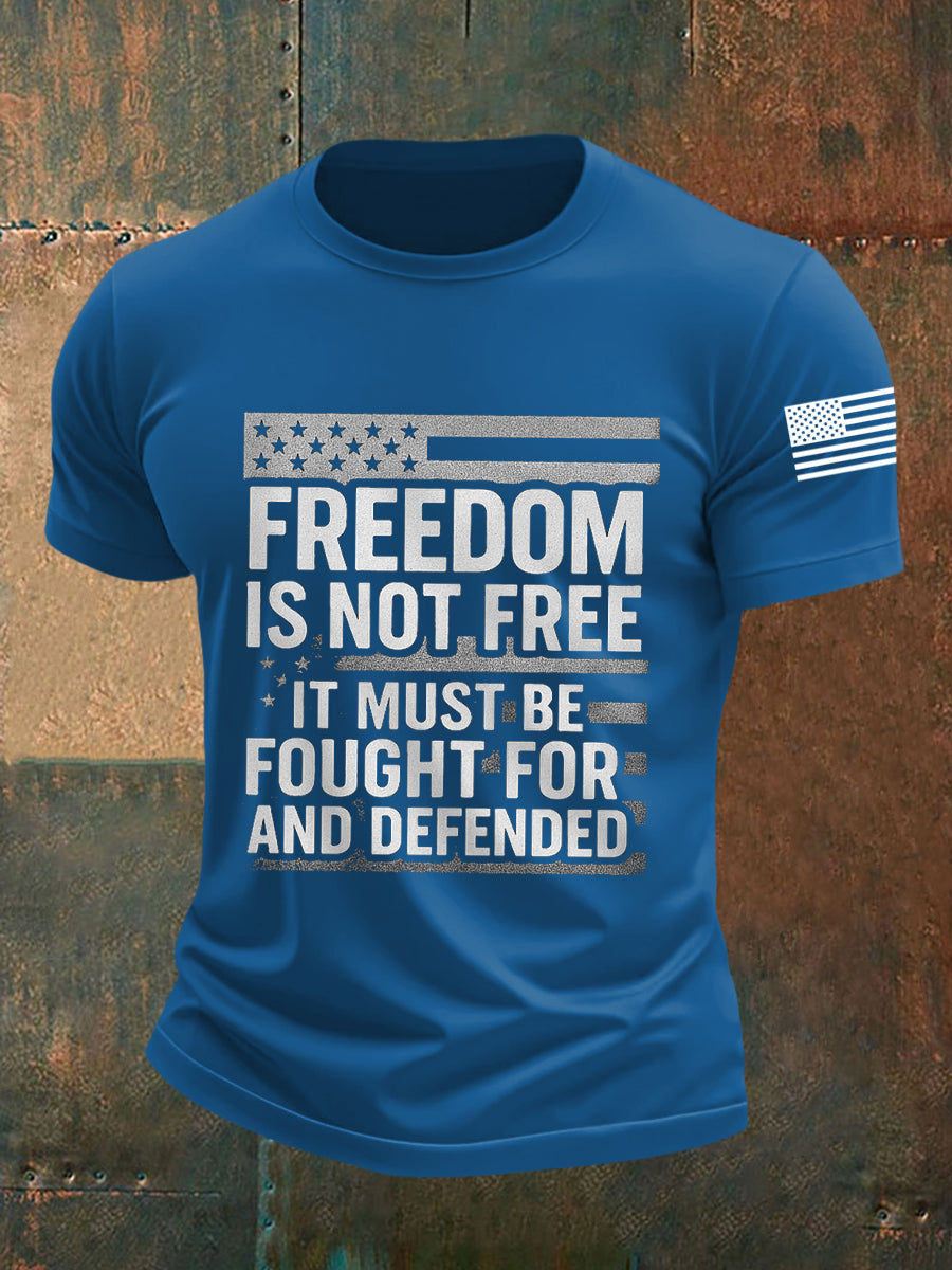 Men's Freedom Is Not Free R.I.P Charlie Kirk Tee