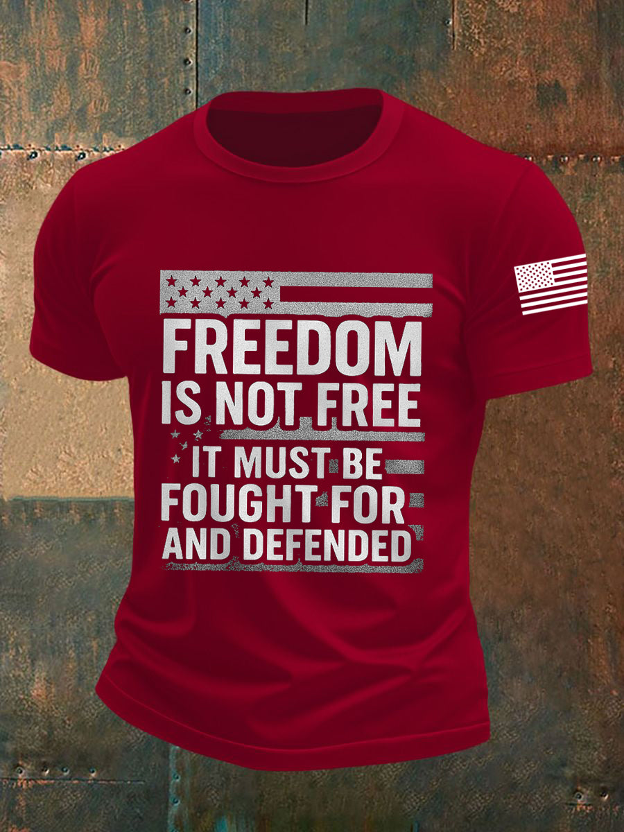 Men's Freedom Is Not Free R.I.P Charlie Kirk Tee