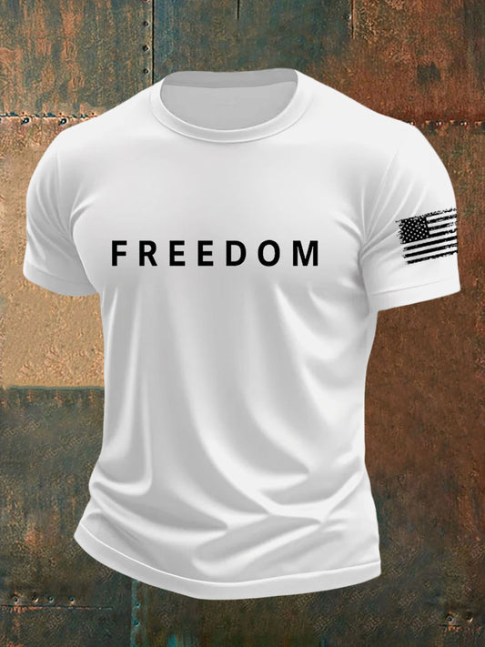 Men's Freedom Is Not Free R.I.P Charlie Kirk Short Sleeve T-shirt