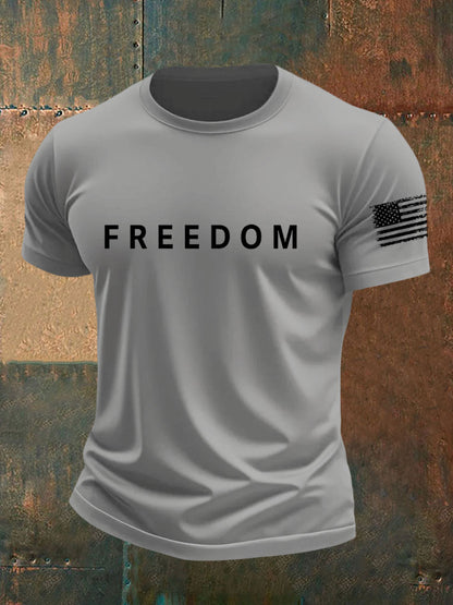Men's Freedom Is Not Free R.I.P Charlie Kirk Short Sleeve T-shirt
