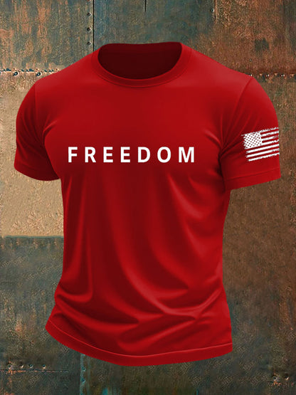 Men's Freedom Is Not Free R.I.P Charlie Kirk Short Sleeve T-shirt
