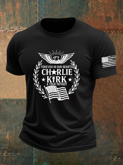 Men's Freedom Is Not Free R.I.P Charlie Kirk Short Sleeve T-shirt
