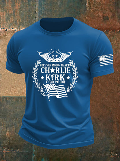 Men's Freedom Is Not Free R.I.P Charlie Kirk Short Sleeve T-shirt