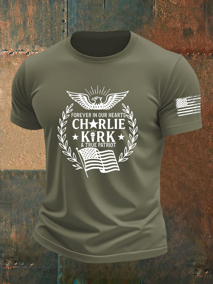 Men's Freedom Is Not Free R.I.P Charlie Kirk Short Sleeve T-shirt