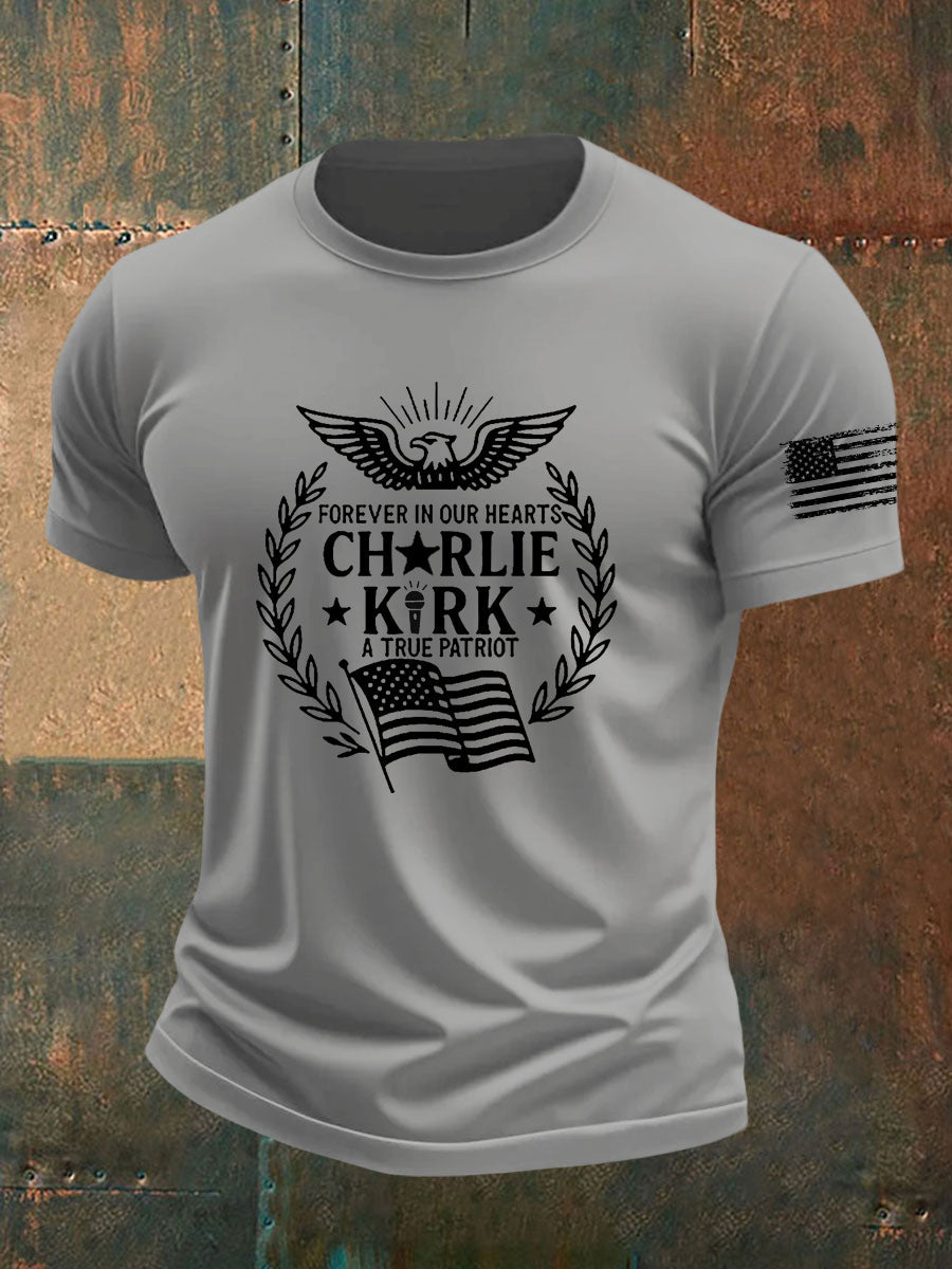 Men's Freedom Is Not Free R.I.P Charlie Kirk Short Sleeve T-shirt