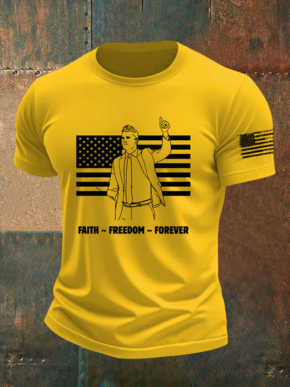 Men's Freedom Is Not Free R.I.P Charlie Kirk Short Sleeve T-shirt
