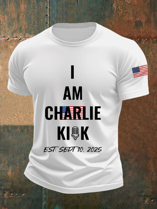 Men's We Are All Charlie Kirk Tee