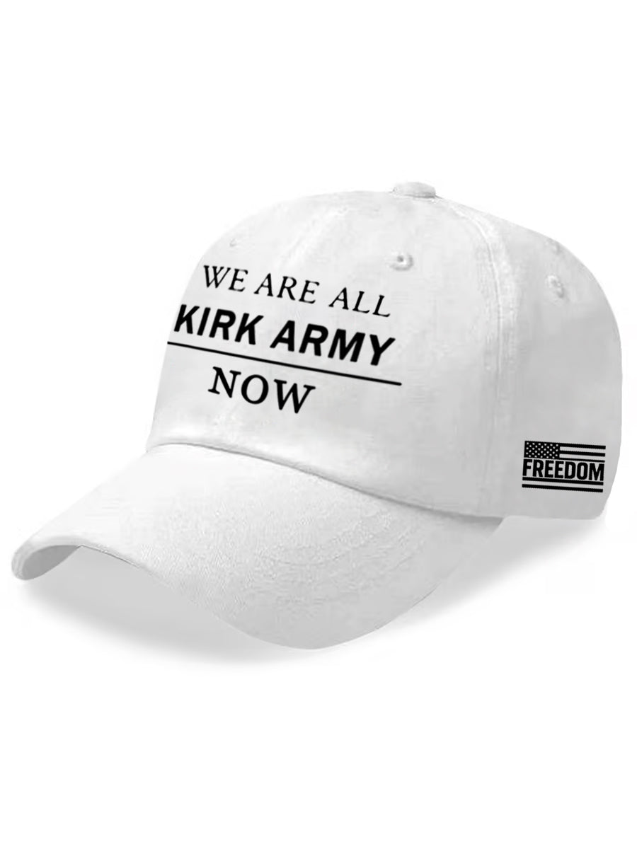 Unisex We Are All Charlie Kirk Army Now! R.I.P Charlie Kirk Hat
