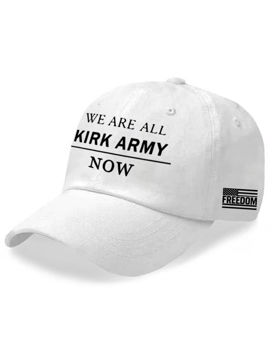 Unisex We Are All Charlie Kirk Army Now! R.I.P Charlie Kirk Hat