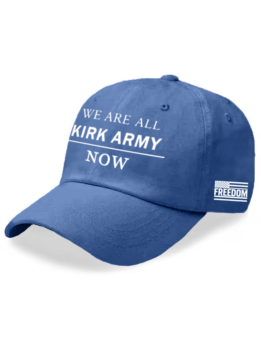 Unisex We Are All Charlie Kirk Army Now! R.I.P Charlie Kirk Hat