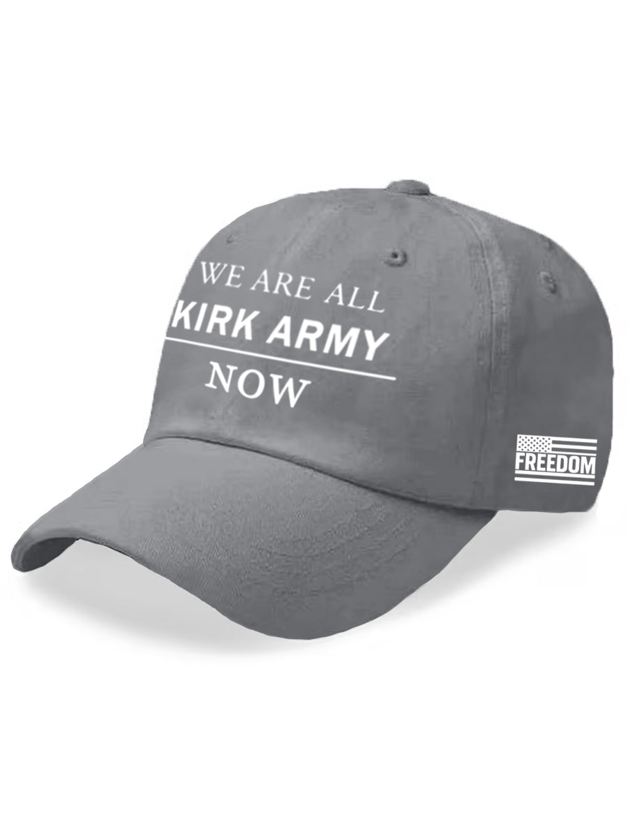 Unisex We Are All Charlie Kirk Army Now! R.I.P Charlie Kirk Hat