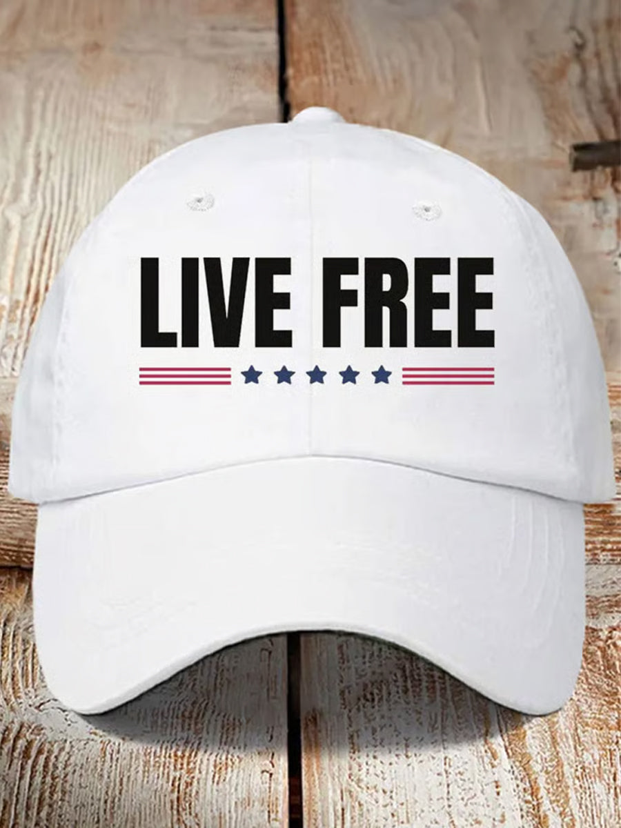 Unisex Turning Point USA Trump Charlie Kirk Commemorative Print Slouch Hat