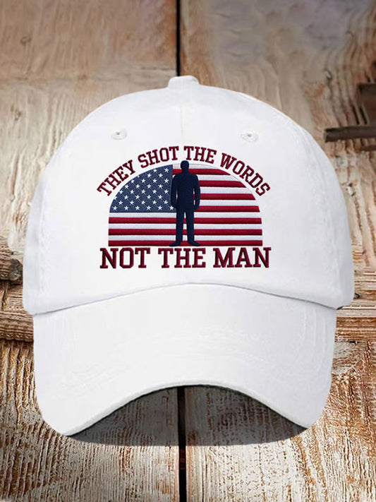 Unisex Turning Point USA Trump Charlie Kirk Commemorative Print Slouch Hat