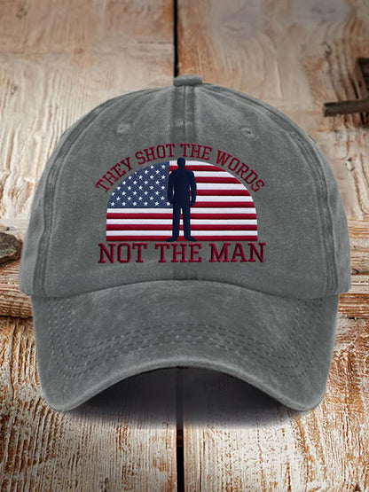 Unisex Turning Point USA Trump Charlie Kirk Commemorative Print Slouch Hat