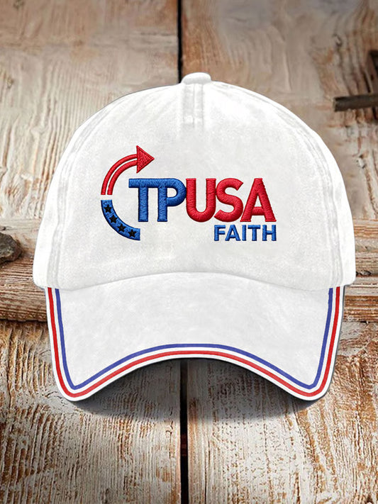 Unisex Turning Point USA Trump Charlie Kirk Commemorative Print Slouch Hat