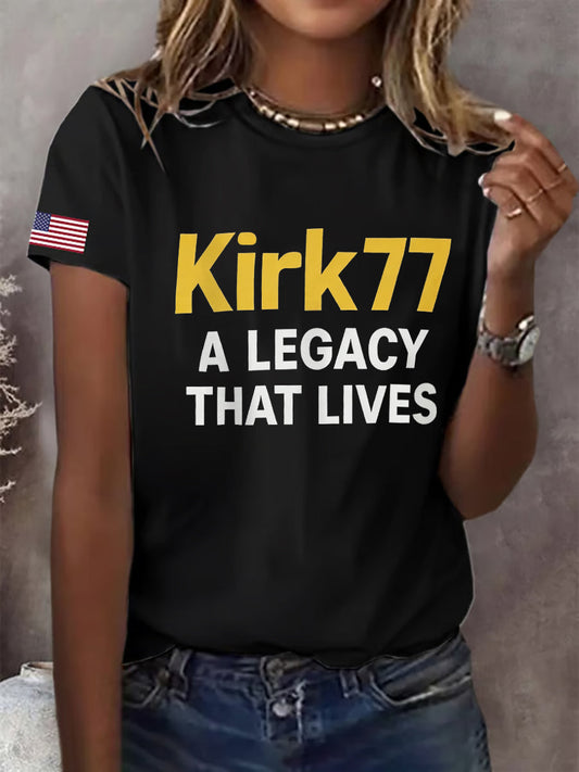 Women's Kirk77 A Legacy That Lives T-shirt