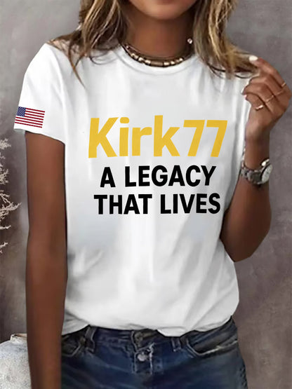 Women's Kirk77 A Legacy That Lives T-shirt