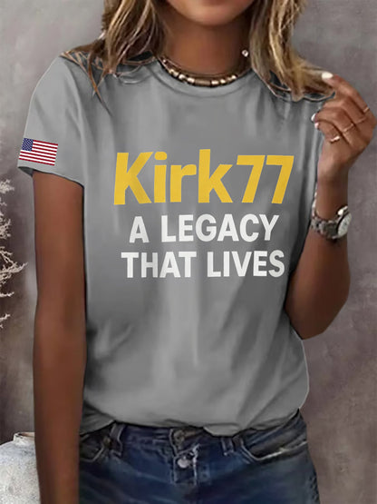 Women's Kirk77 A Legacy That Lives T-shirt