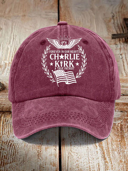 Unisex R.I.P Charlie Kirk  Print  Hat