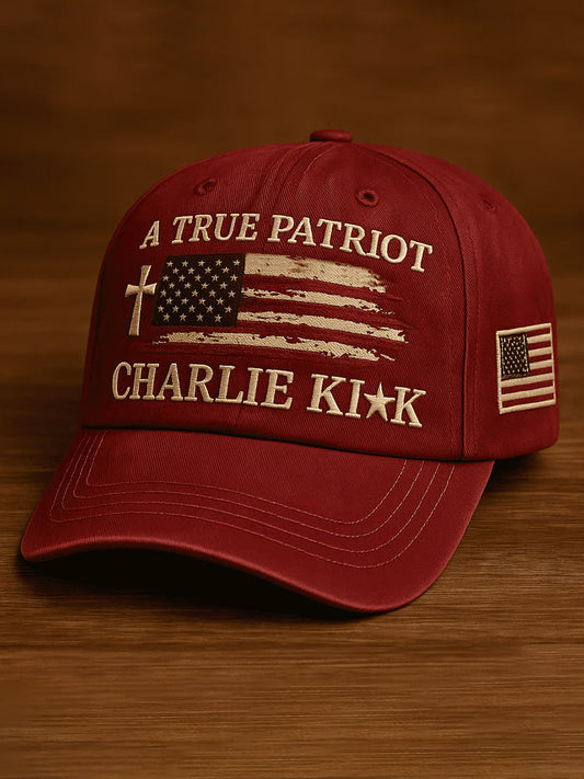 A Ture Patriot Charlie Kirk Hat