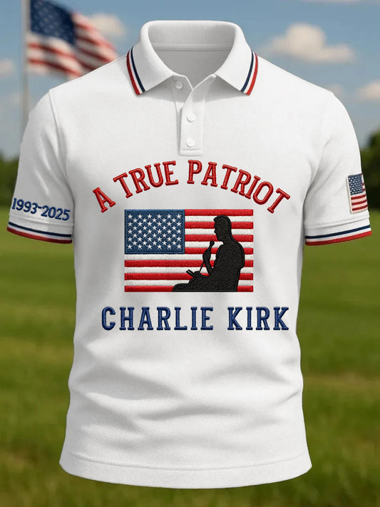 Men's A True Patriot R.I.P Charlie Kirk Top