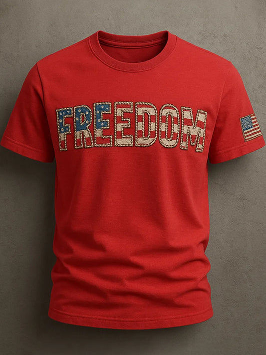 Men's Freedom Is Not Free R.I.P Charlie Kirk Short Sleeve T-shirt