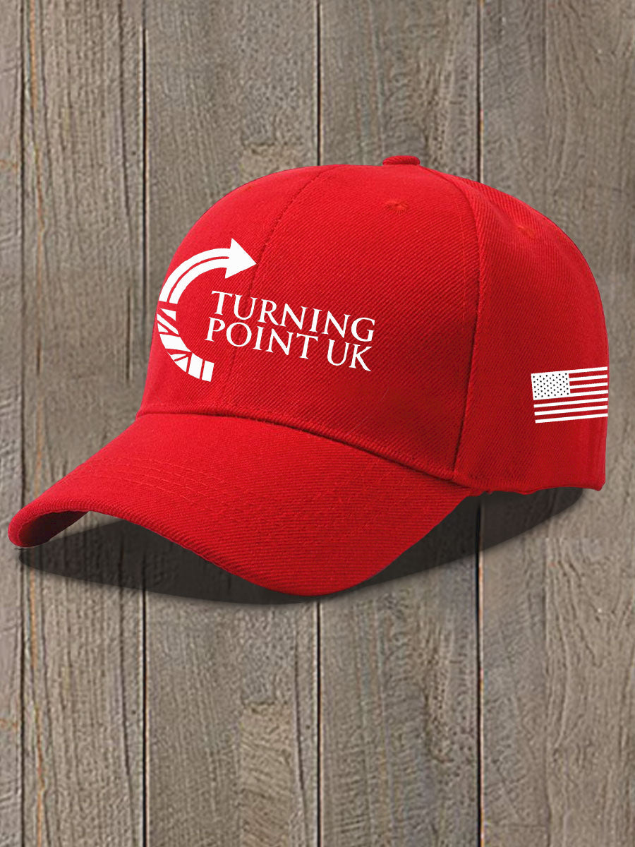 UnisexCharlie Kirk Turning Point Design Print Hat