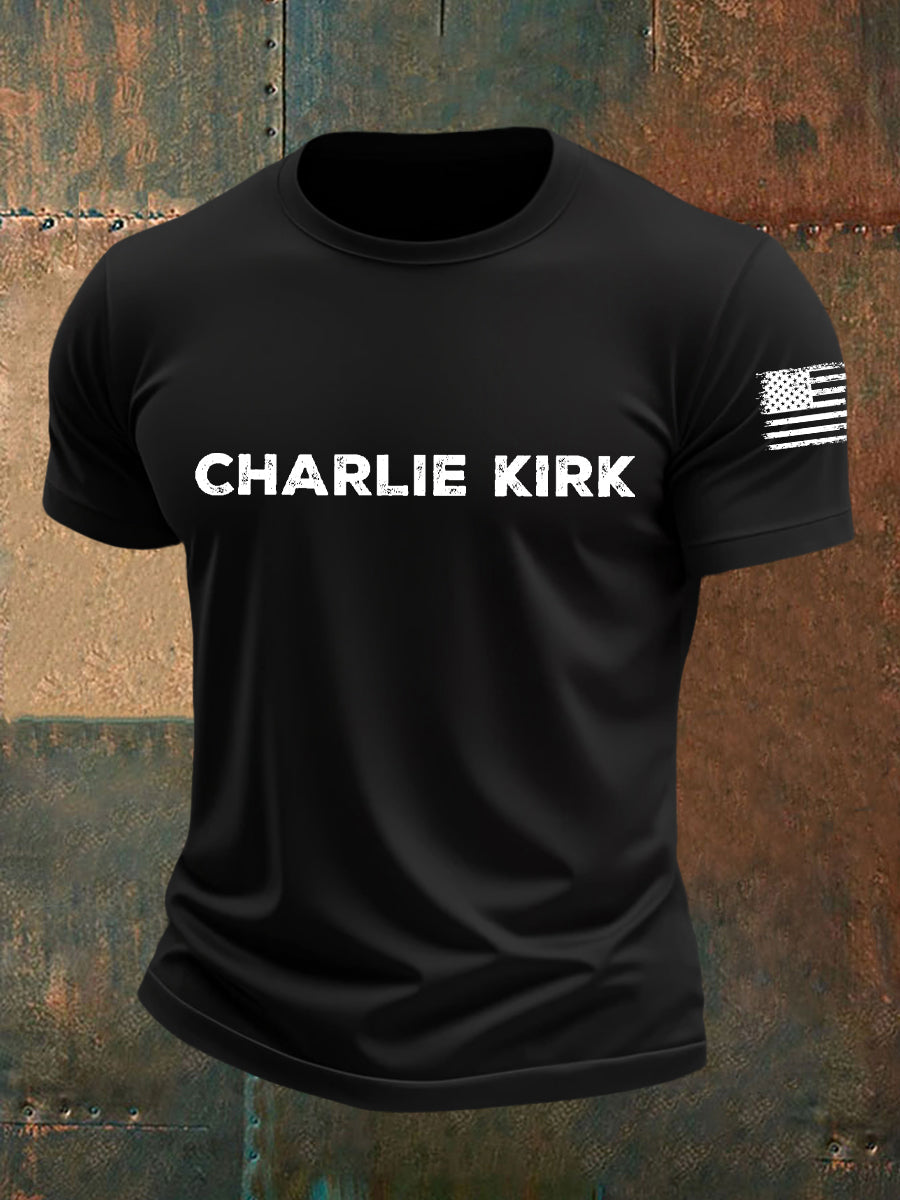 Men's Charlie Kirk Short-sleeved T-shirt