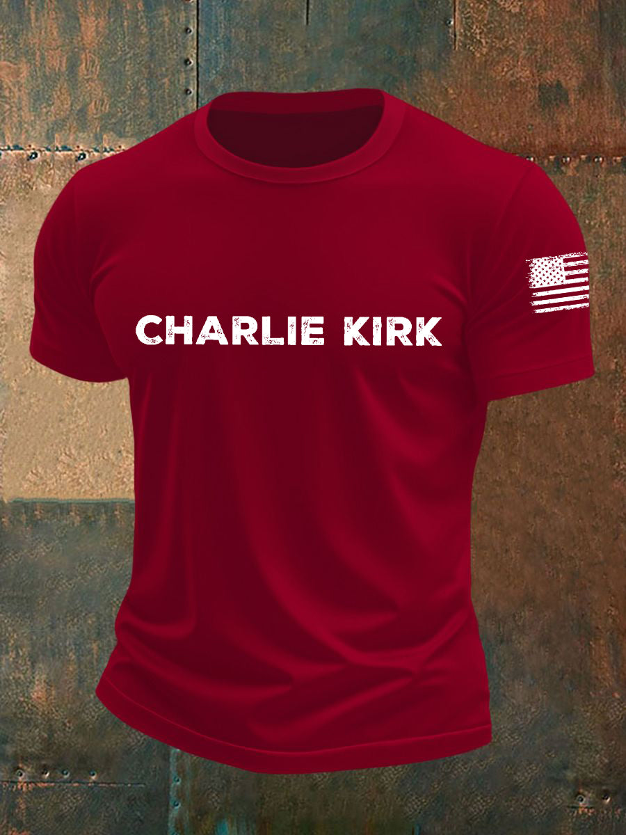 Men's Charlie Kirk Short-sleeved T-shirt