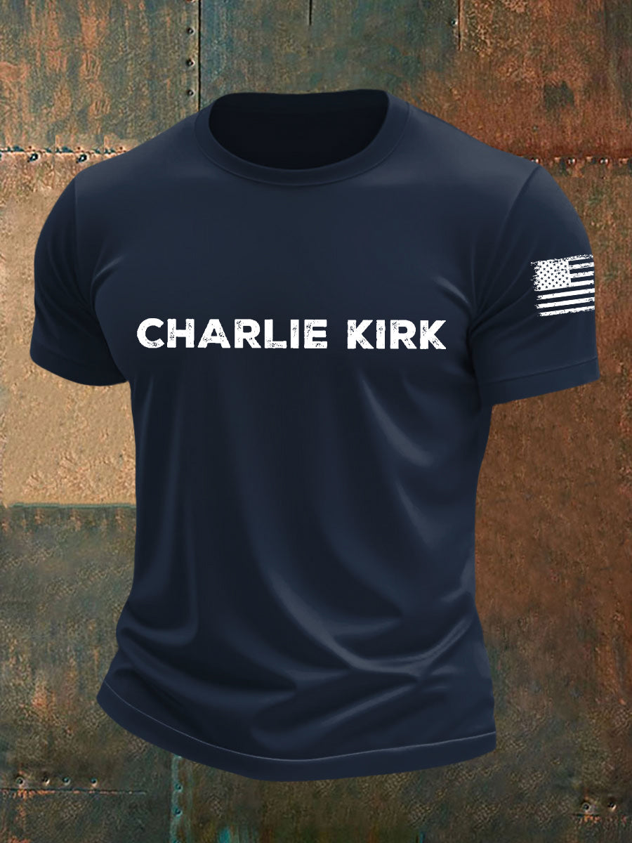 Men's Charlie Kirk Short-sleeved T-shirt