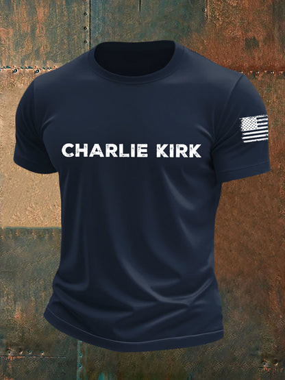 Men's Charlie Kirk Short-sleeved T-shirt