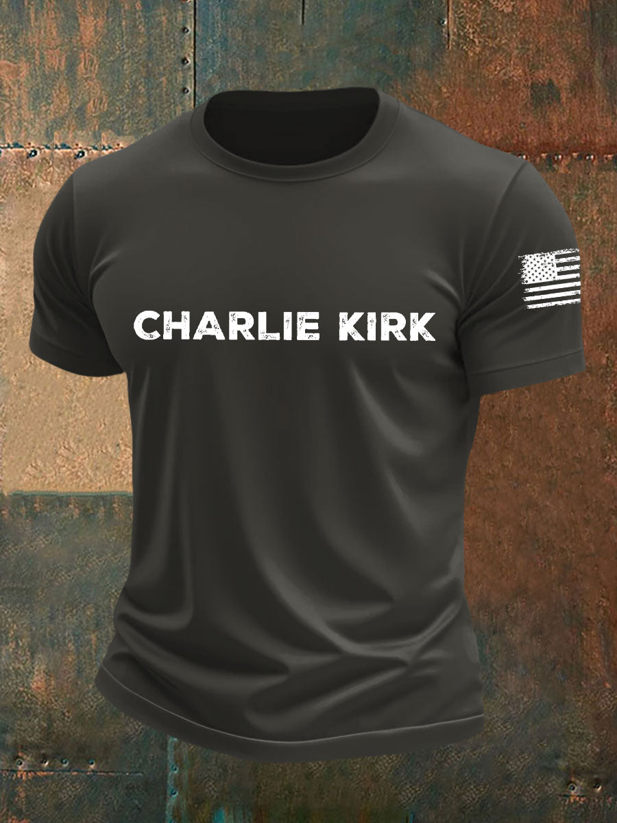 Men's Charlie Kirk Short-sleeved T-shirt